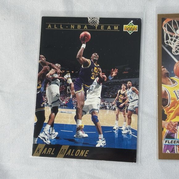 Karl Malone 12 Card Lot NM With 2004 Upper Deck Authentic SP 1993 Fanimation - Picture 10 of 13